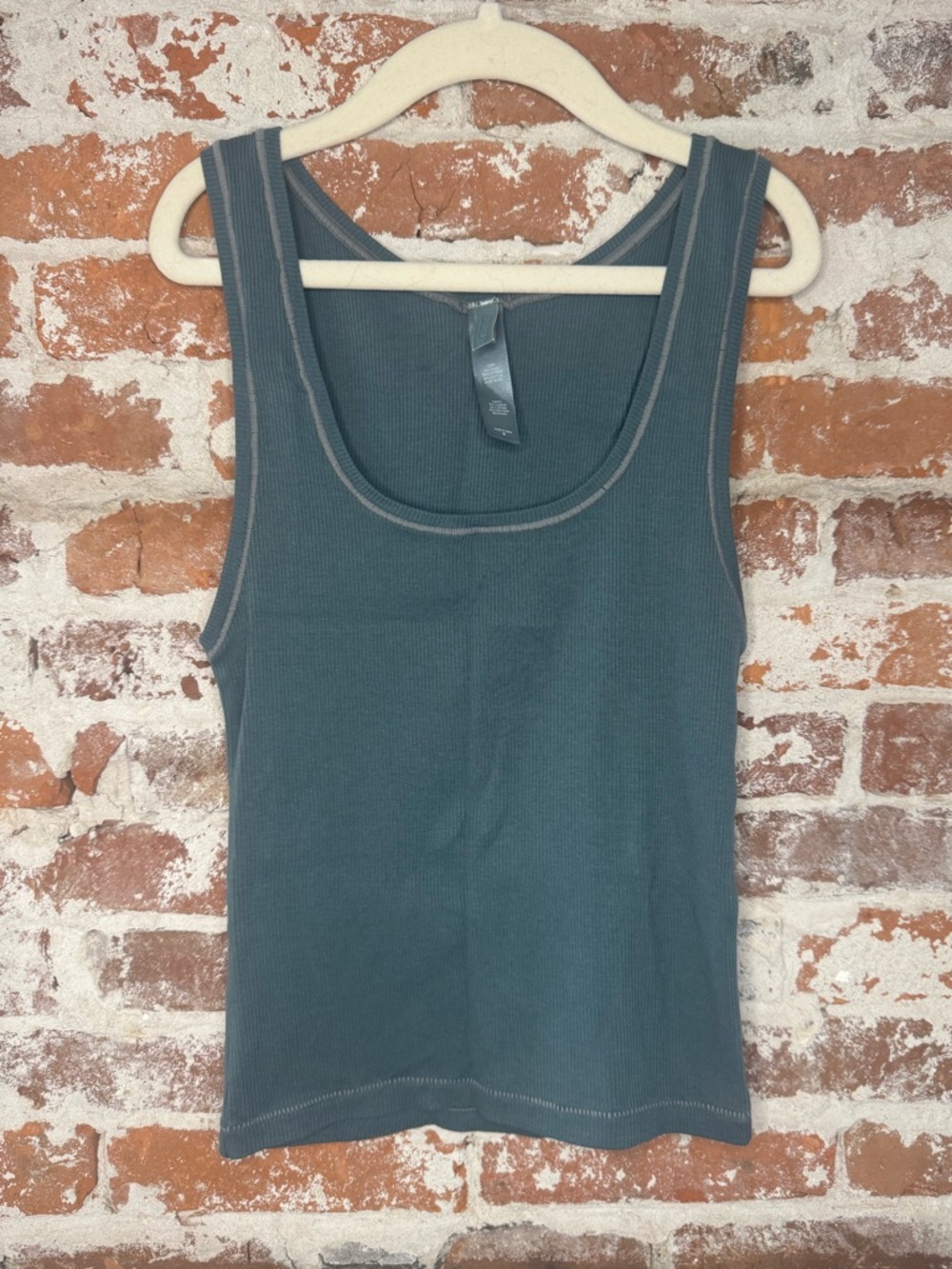 SKIMS Cotton Rib Tank - Medium - Kyanite Blue